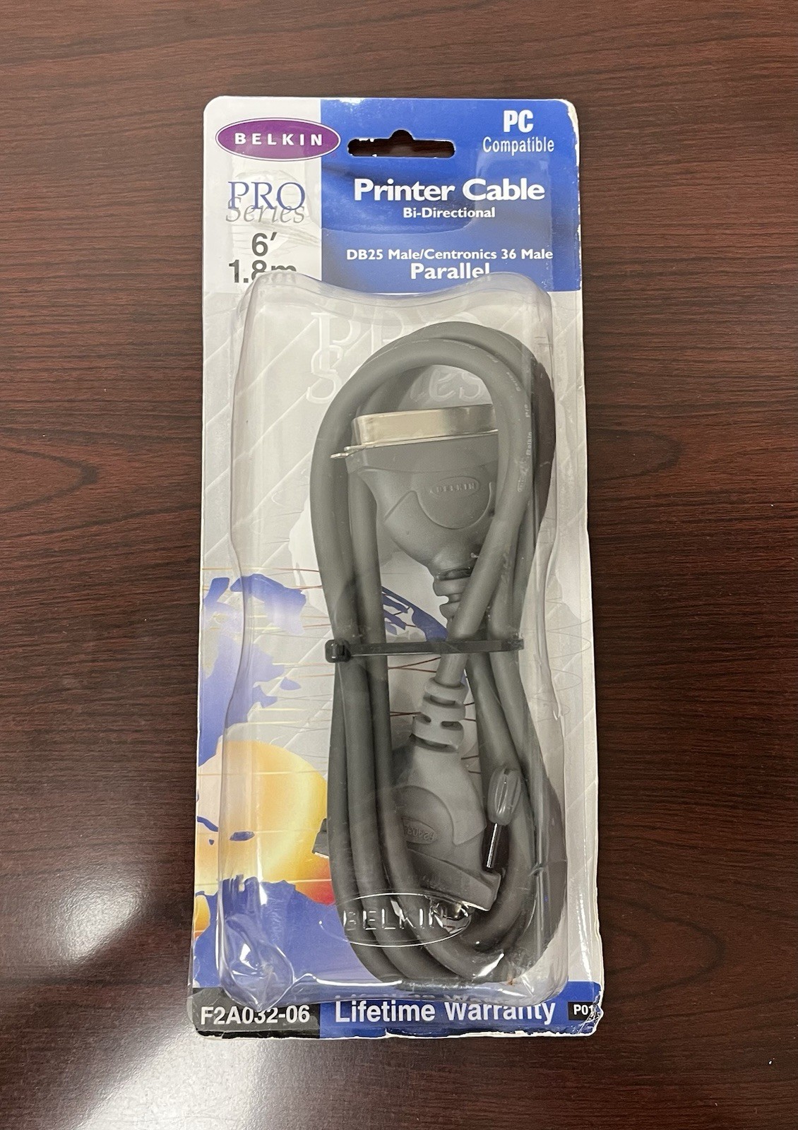 Belkin Pro Series Parallel 6 Foot Printer Cable. F2A032-06 New