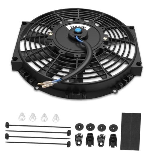 12 inch Universal 12V Electric Radiator Cooling Fan Kit 12 Inch Diameter Black