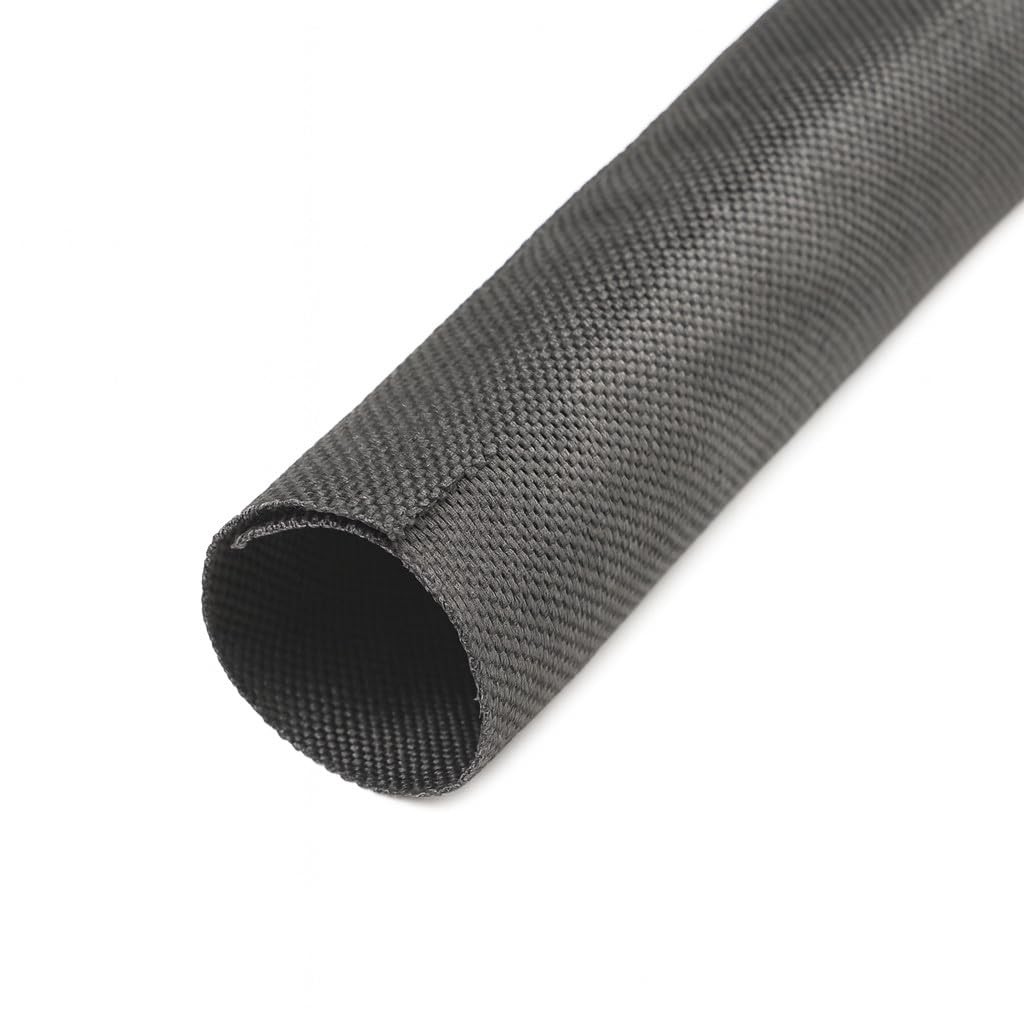 MGI SpeedWare Woven Mesh SplitSleeve Wire Loom for HighTemperature Automotive...