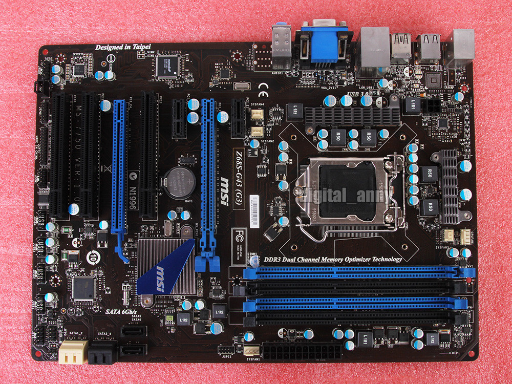 MSI Z68A-G43(G3) Motherboard Intel Z68 (B3) Express LGA 1155 DDR3