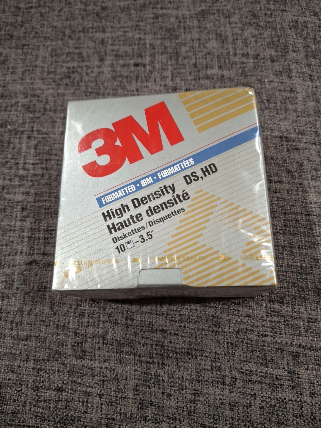 3M 3.25" Diskettes 10 PACK - IBM formatted Double Sided High Density New Sealed