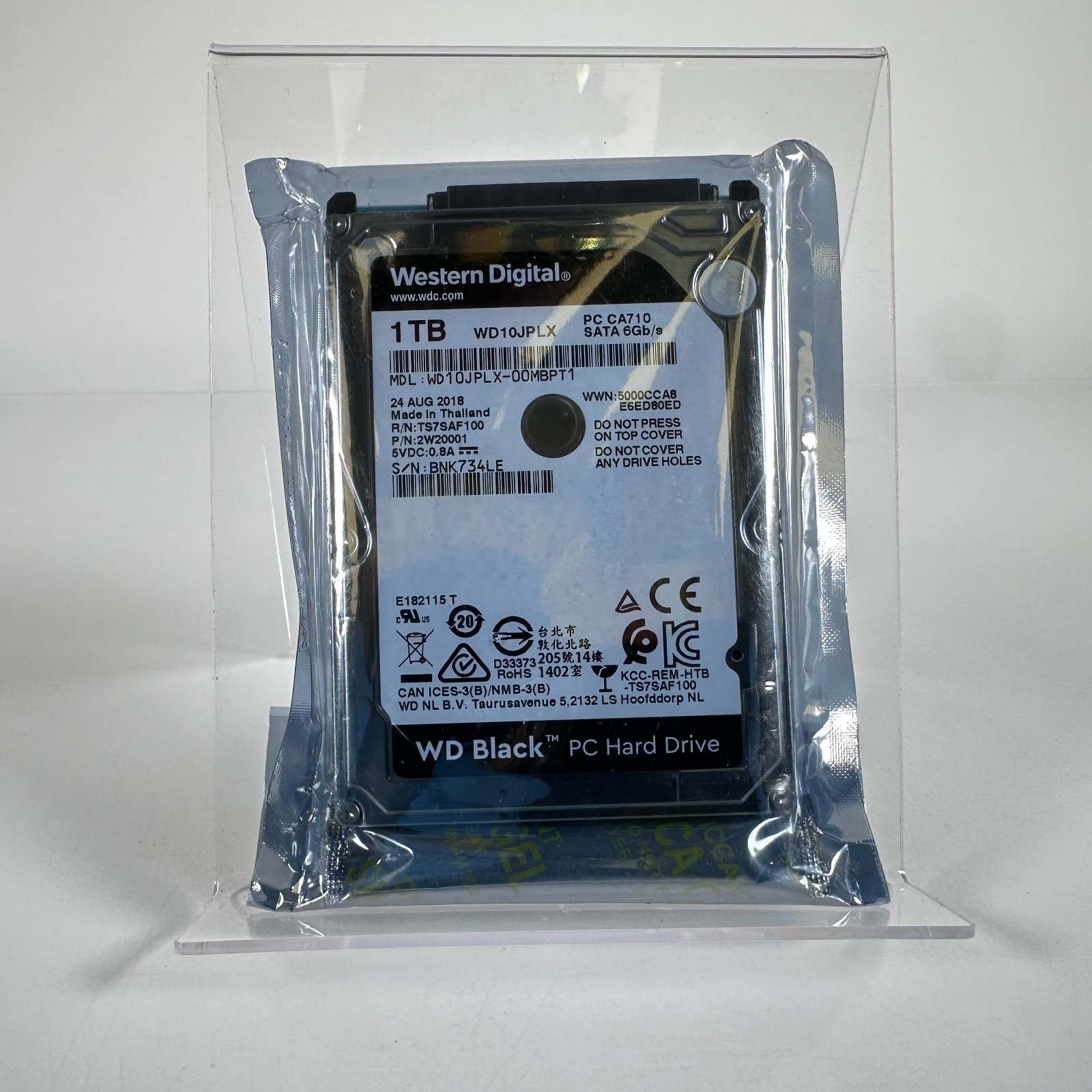 (New) Western Digital WD10JPLX 1TB 7200 RPM 6GB/S SATA 2.5" Laptop Hard Drive