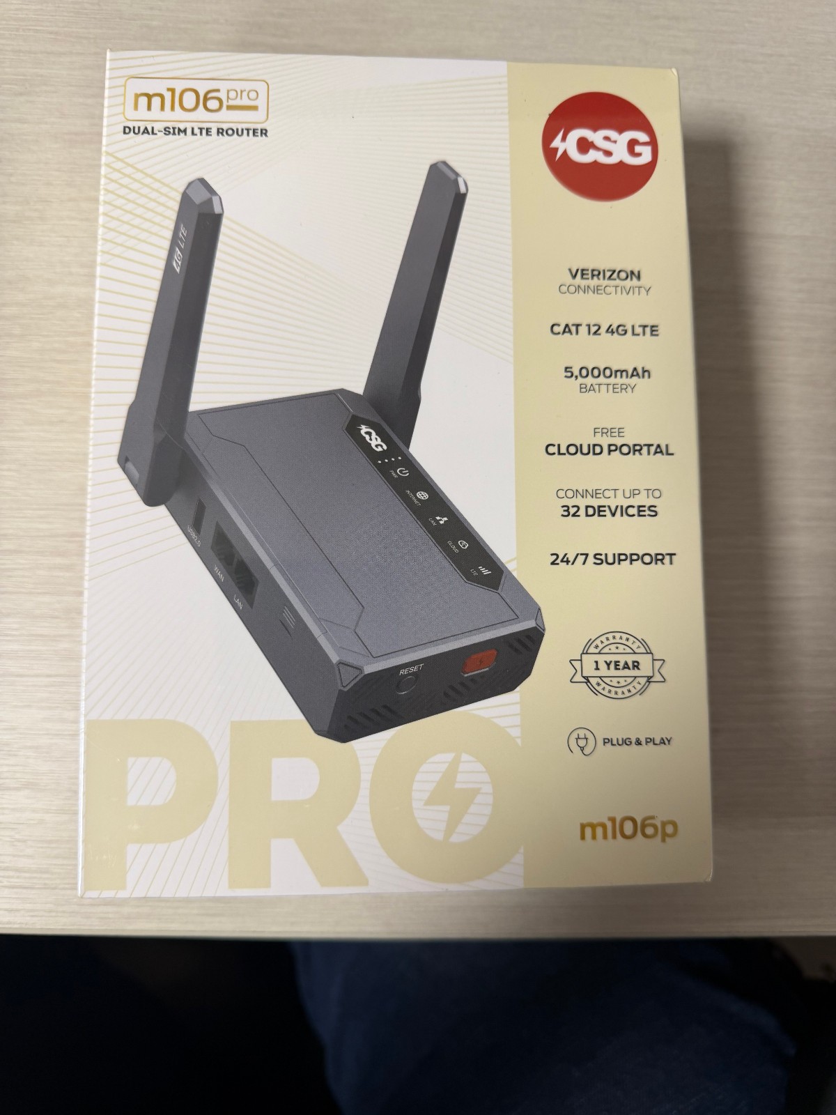 CSG m106 Pro - Dual-SIM 4G LTE Router USB-C (CSG-m106 pro)
