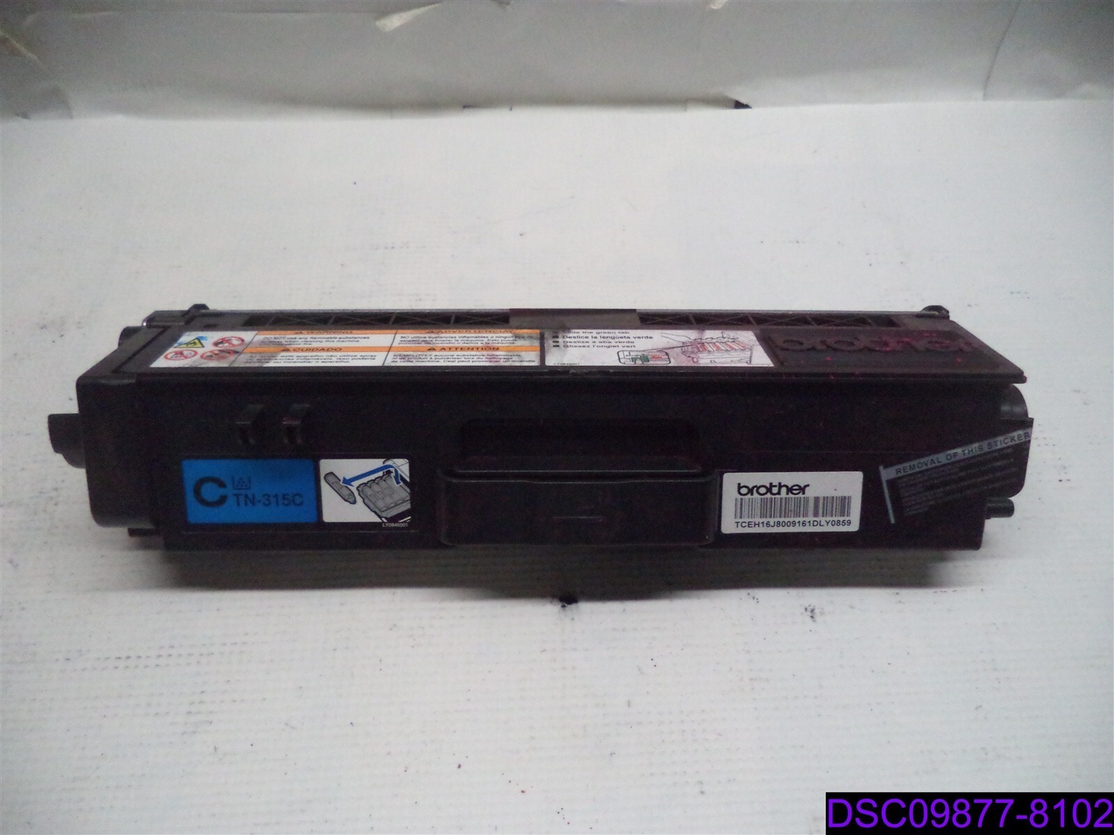 Used Needs Filled Genuine Brother Toner Cartridge C TN-315C