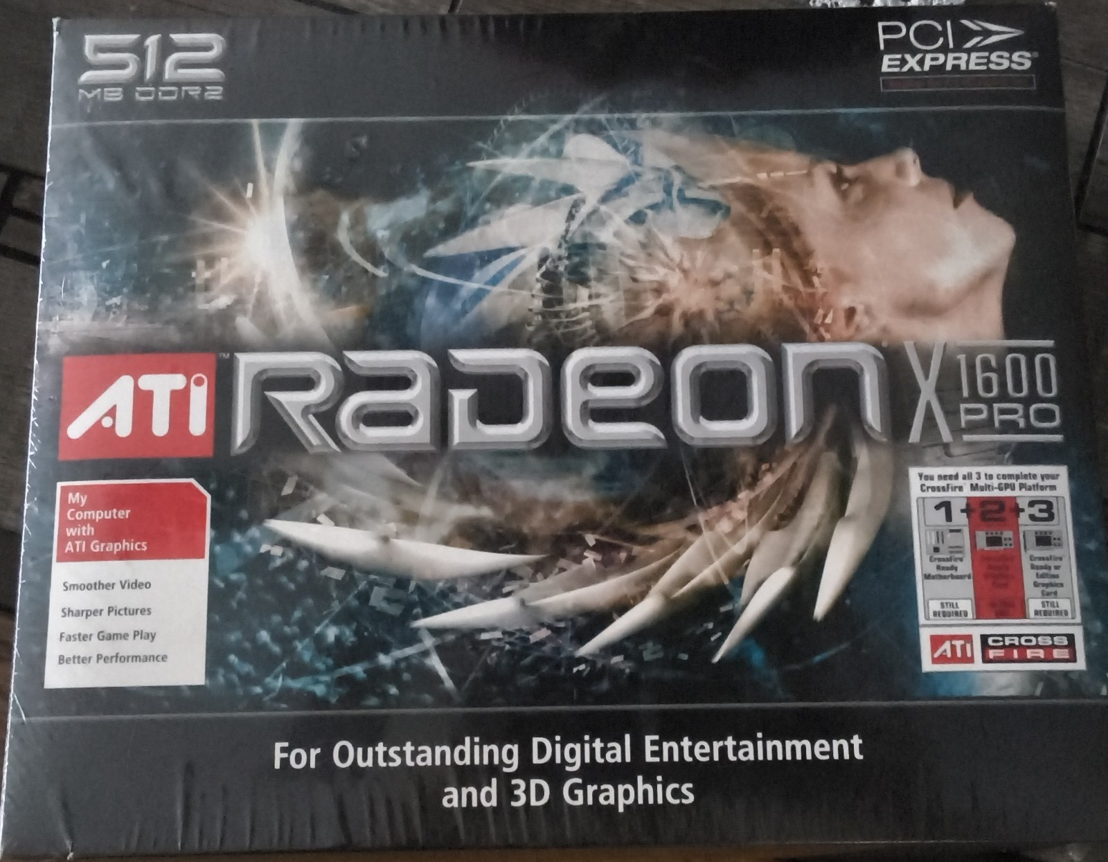 ATI Radeon X1600 PRO 512MB DDR2 PCI Express CrossFire Avivo Shader Model 3.0