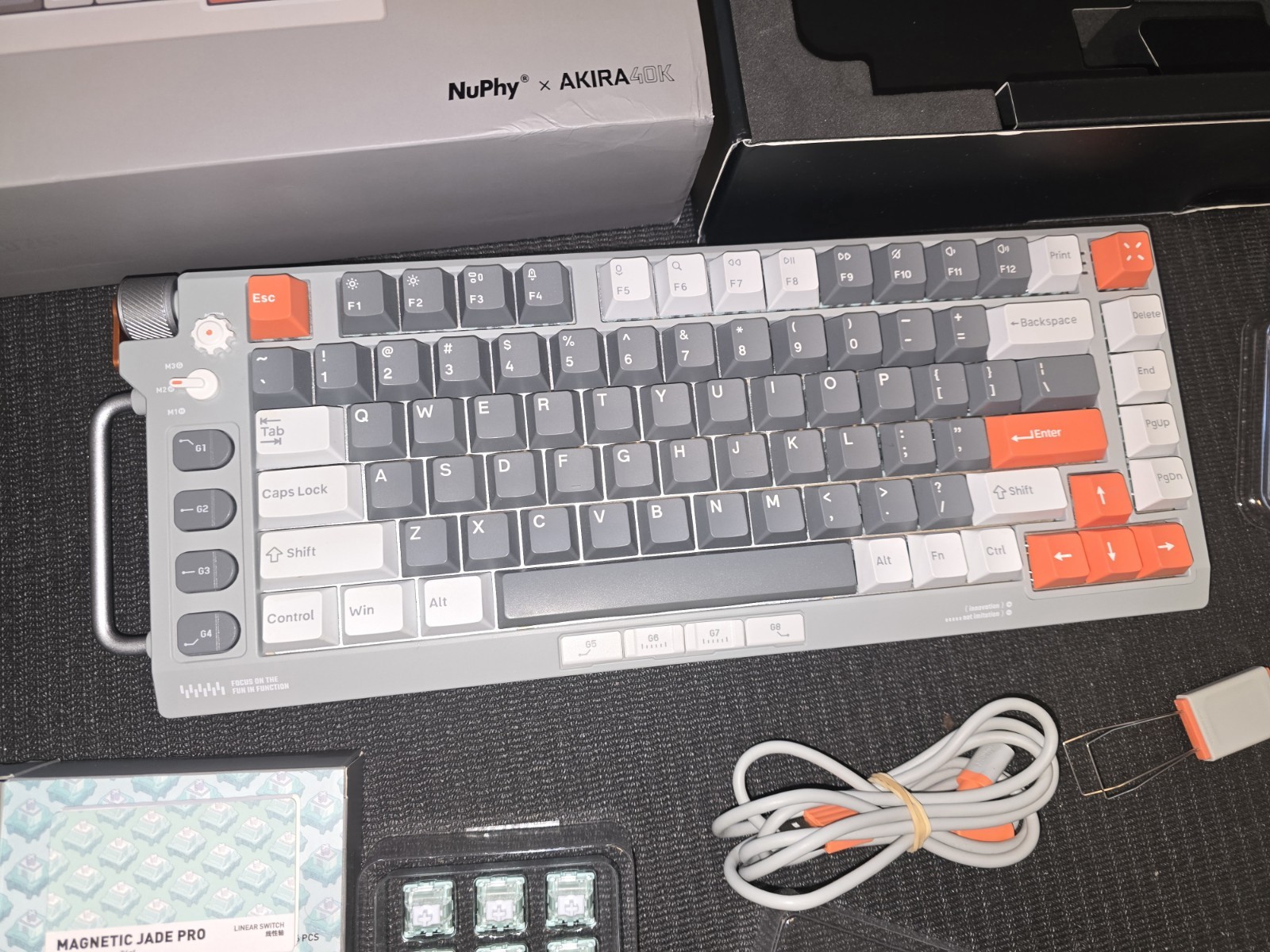 Nuphy Field75 HE Magnetic Switch Gaming Keyboard Space Gray