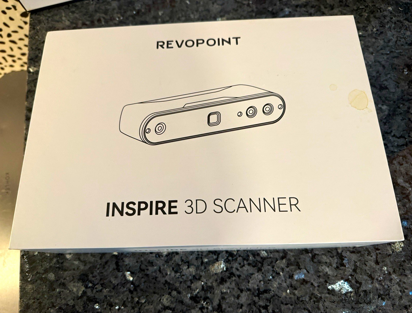 Revopoint INSPIRE Handheld Structured Light 3D Scanner USB-C Turntable .ply