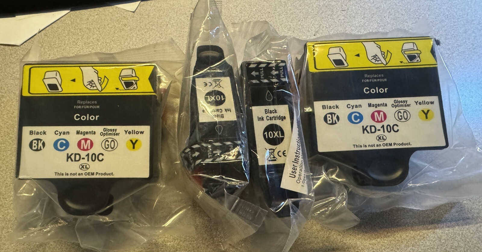 Compatible Replacement Kodak 10 XL Ink Cartridges - For Various ESP Models