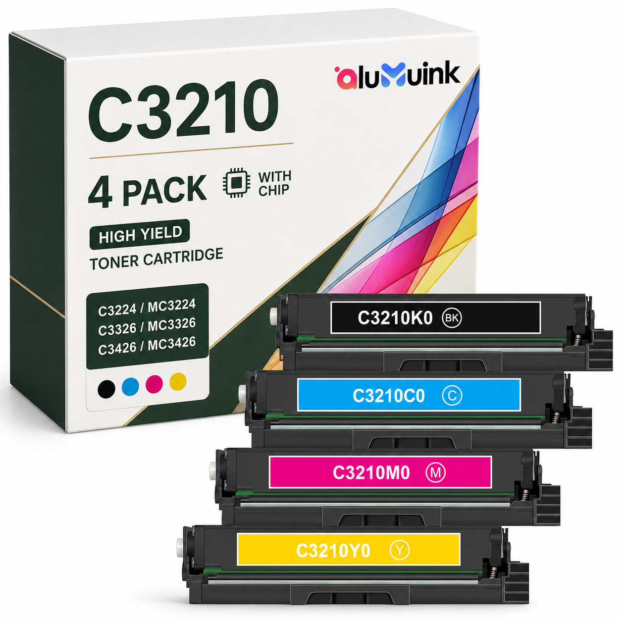 C3210 High-Yield Toner Cartridge Replacement for C3224, C3326, C3426, MC3224