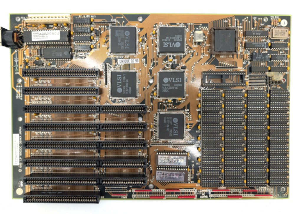 Untested VLSI VL82C104-QC Mainboard Intel N80286-12 VL82C102A-QC Vintage Retro