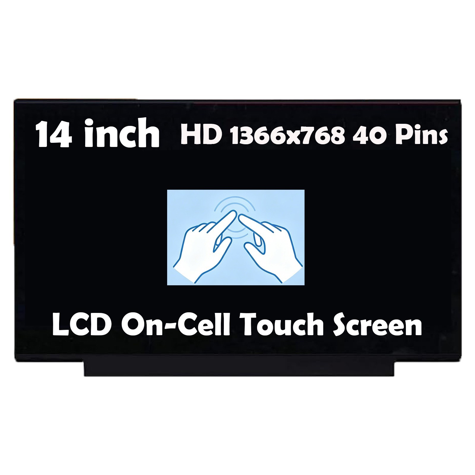 New LCD Screen Display Panel for NT140WHM-T00 V8.2 V8.3 OnCell Touch HD 1366x768