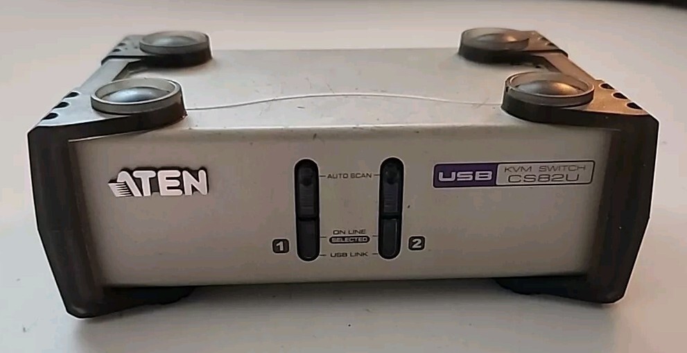 ATEN CS82U 2-Port PS/2-USB KVM Switch with Warranty And 