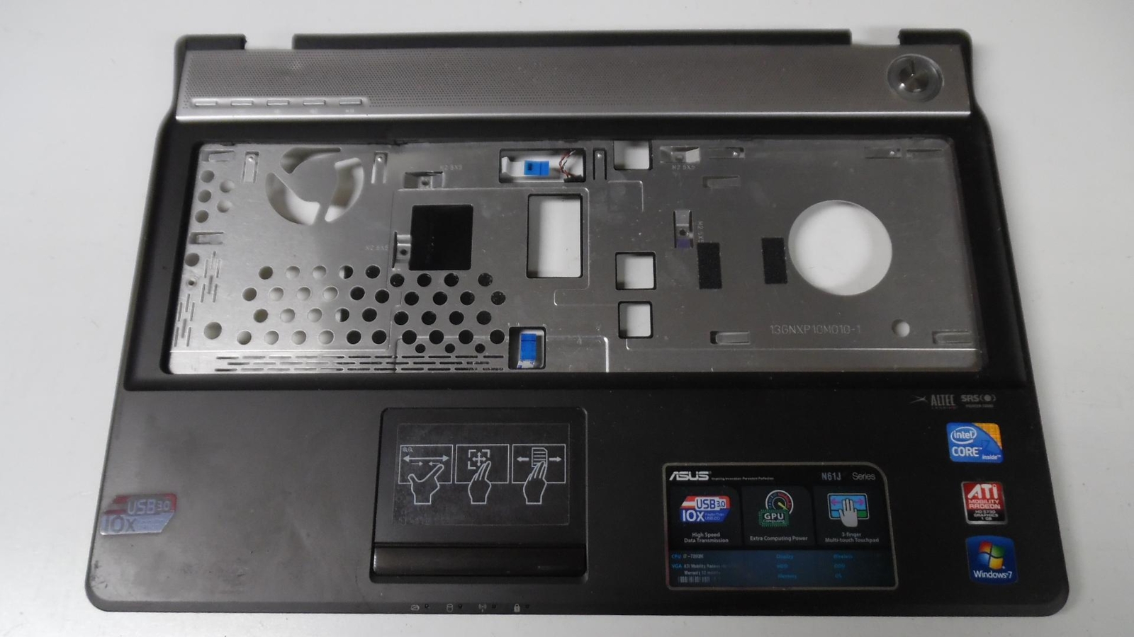 Asus N61JV-X2 16" - Palmrest w/ Keyboard Touchpad - 13GNXP1AP030-1