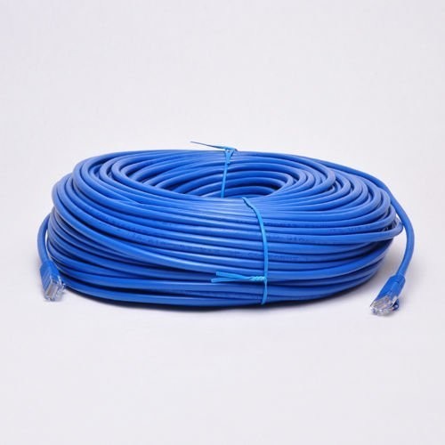 New 300ft Blue RJ45 CAT6 Ethernet LAN Network Internet Computer Solid Wire 23 AW