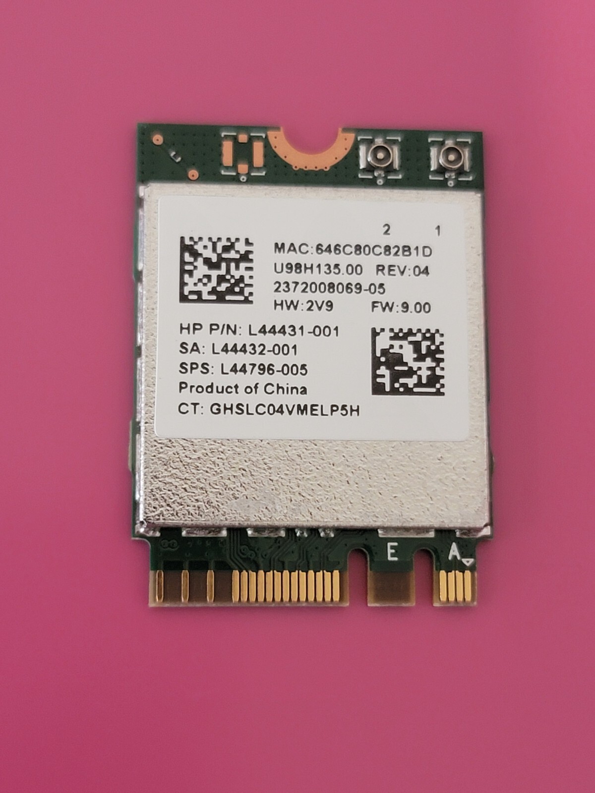 L44431-001 RTL8822CE GENUINE HP WIRELESS BLUETOOTH CARD 14-DQ 14-DQ0002DX (CB73)