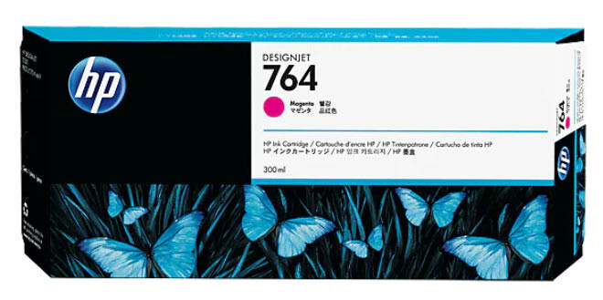 HP 764 Magenta DesignJet Ink Cartridge C1Q14A APR 25 New Factory-Sealed