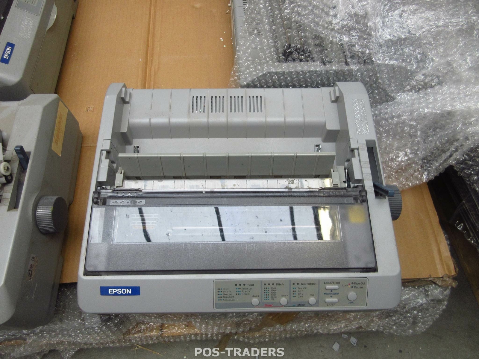 EPSON FX-890 USB Dot Matrix Printer 9-Pin Impact Printer - MISSING REAR COVER 