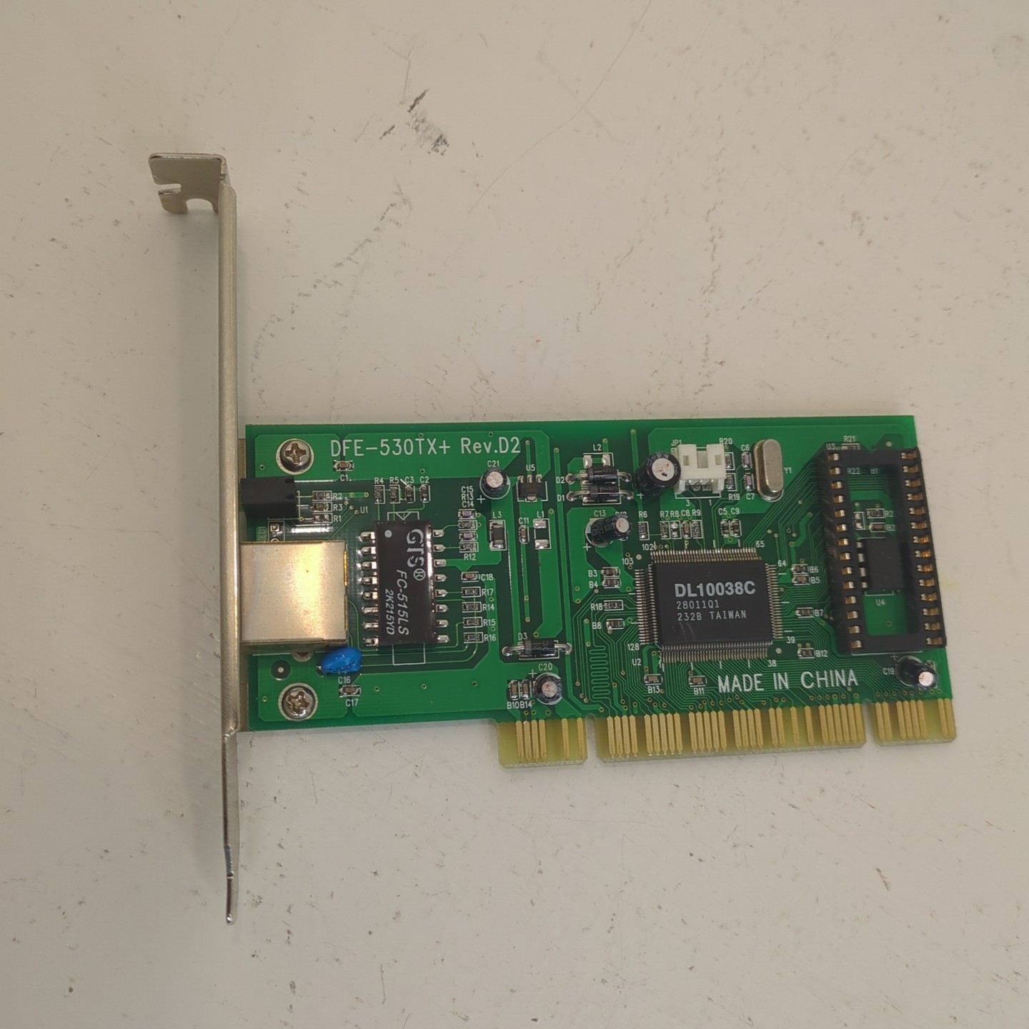 D-Link DFE-530TX+ Rev. C1 10/100MBPS Internal PCI Fast LAN Ethernet Card DL10038