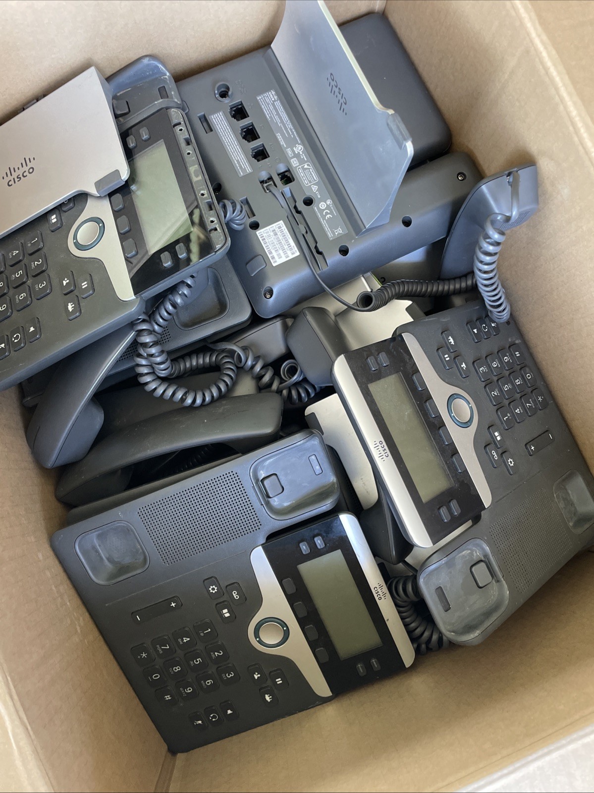 Lot 30 Cisco 7841 VoIP UC Desk Conference Corded Phone (7800 Series) CP-7841-K9