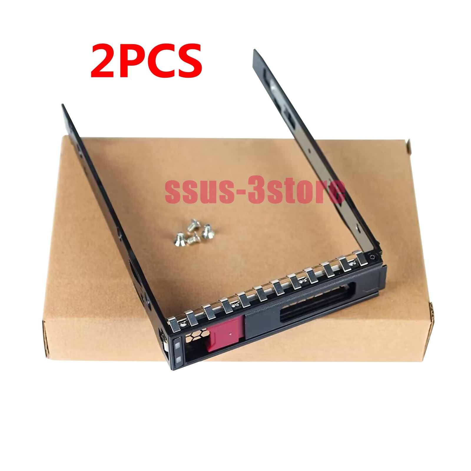 2Pcs For HP SAS SATA Tray Caddy 3.5" Apollo 4200 HPE StoreEasy 1650 Gen9 Gen10