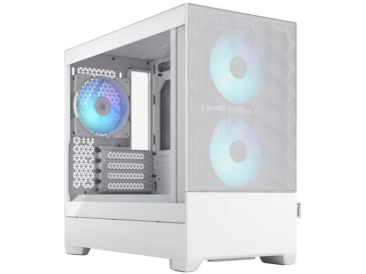 Fractal Design Pop Mini Air RGB White TG mATX High Airflow Computer PC Case