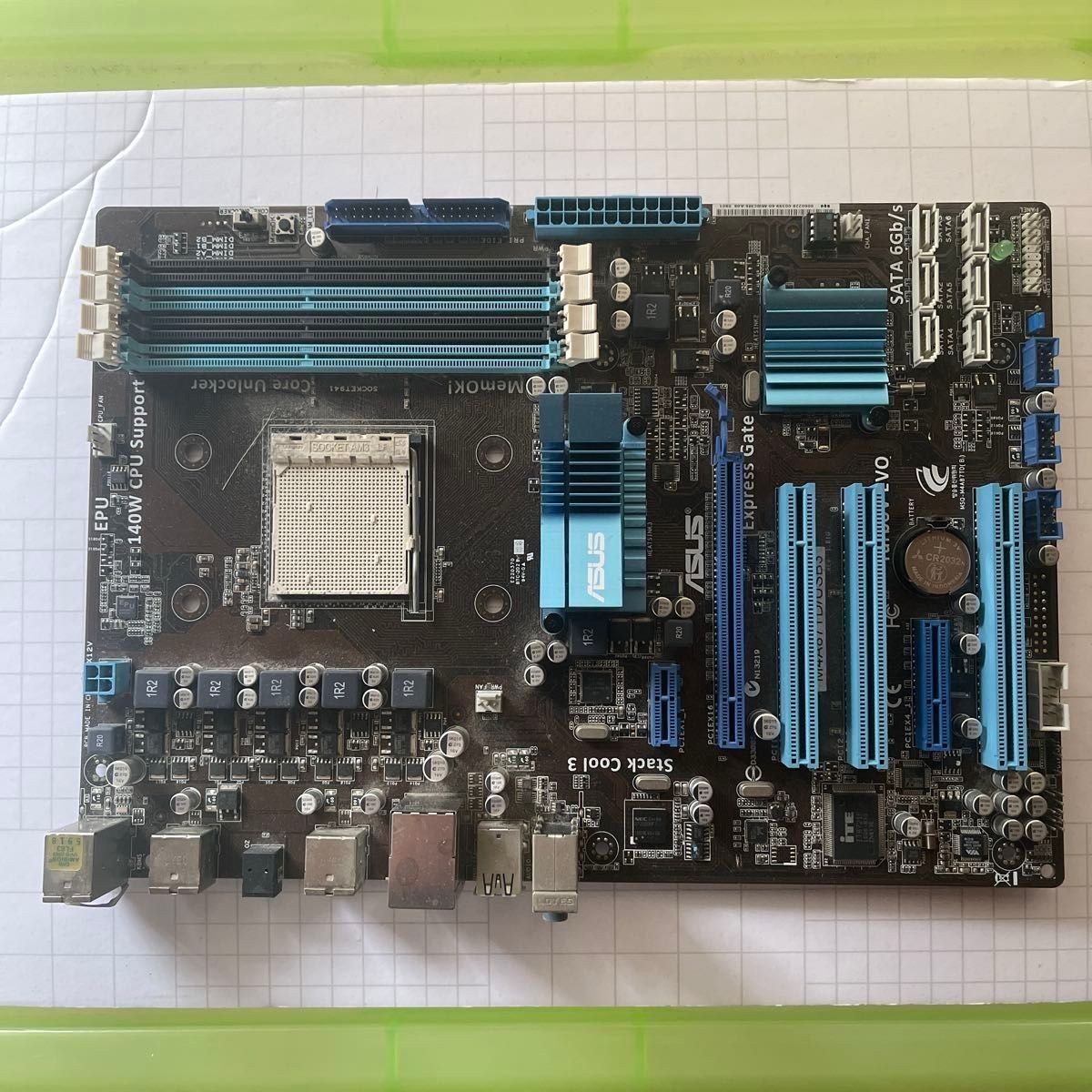 ASUS M4A87TD EVO Motherboard Socket AM3 Brown Tested