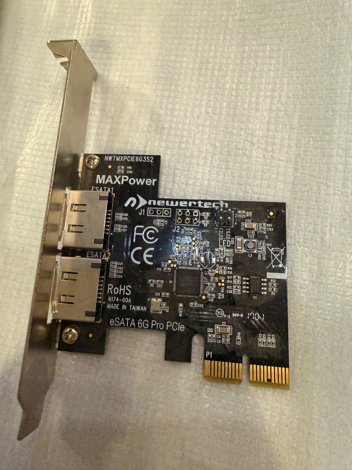 NEWER TECHNOLOGY INC  MAXPOWER eSATA 6G PCI-e CONTROLLER CARD