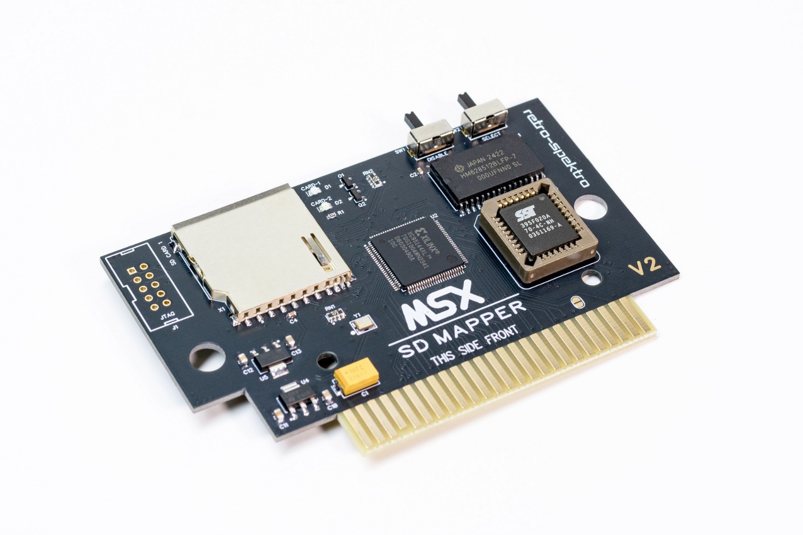 MSX SD Mapper 512Kb Expansion MSX1/2/2+/TR VER2.0 (Nextor, SofaRun)