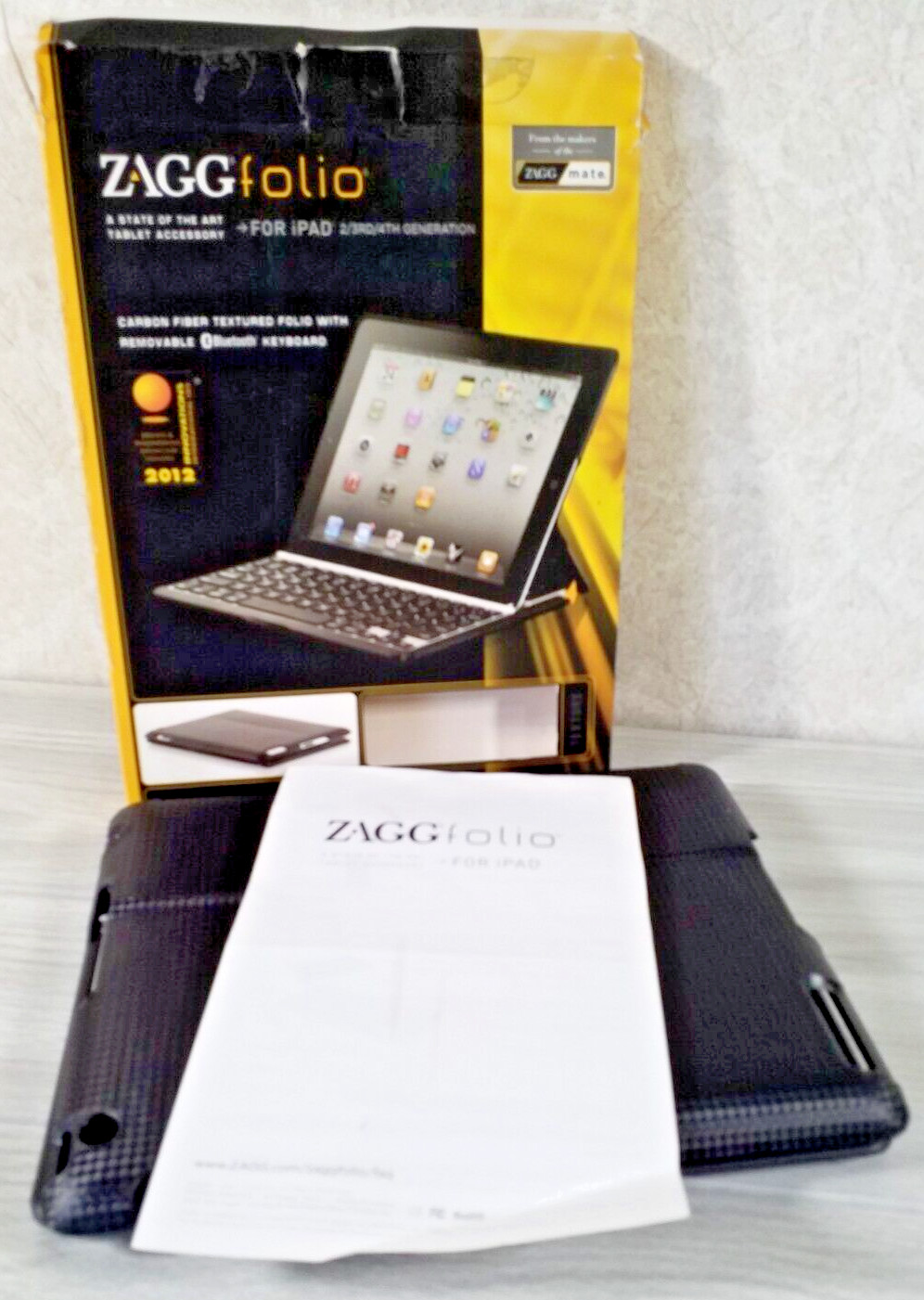 Zagg Folio State Of The Art Tablet Accessory For iPAD 2, 3rd and 4th Generation