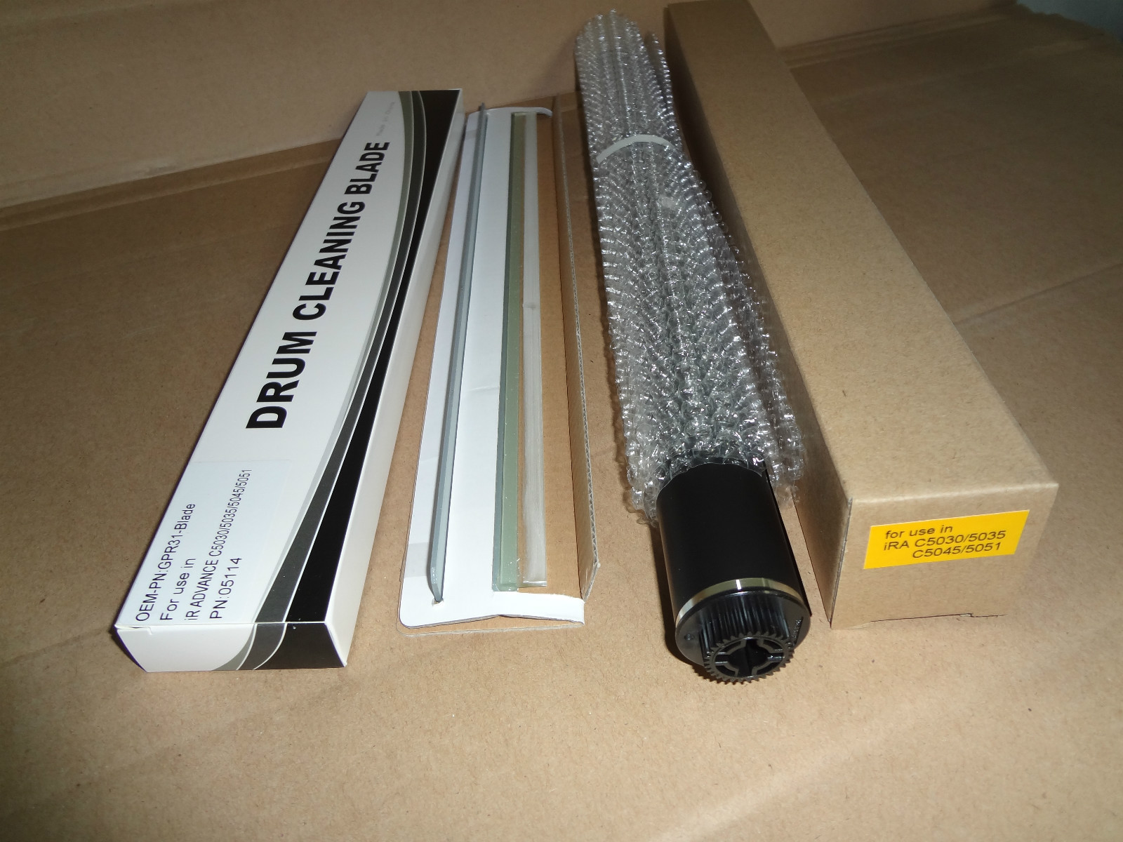 DRUM/CLEANING BLADE New Version CANON IR C5240 C5035 C5030 C5045 C5051 GPR-31 #