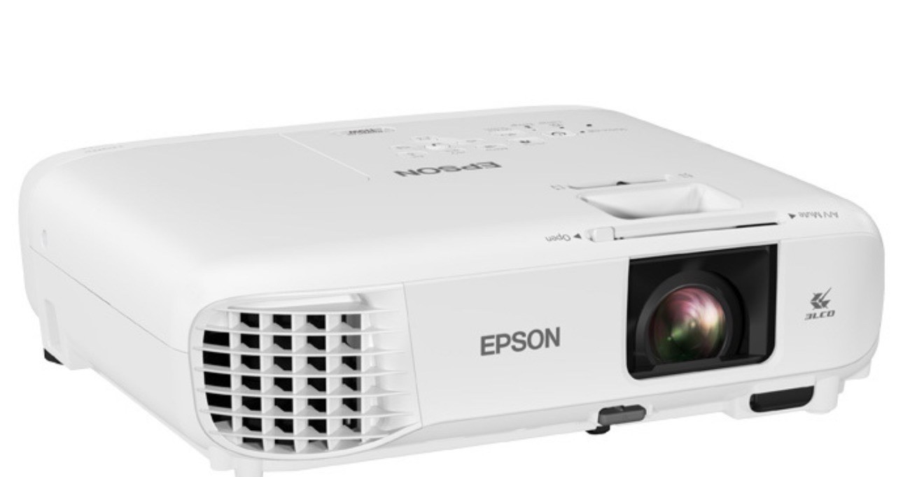 Epson PowerLite 119W LCD Projector - 4:3 - Ceiling Mountable Used 400 Hours