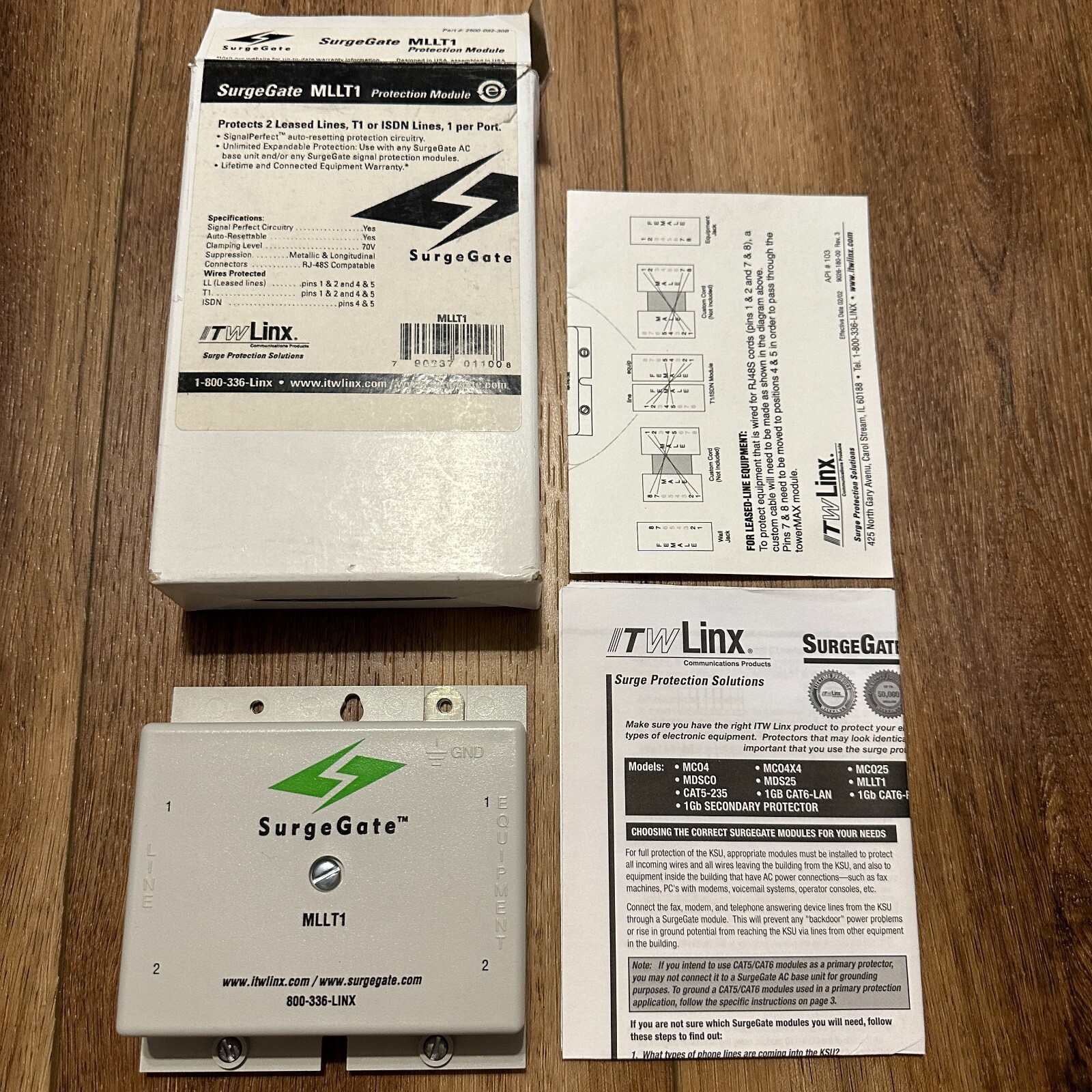 ITW LINX SurgeGate # MLLT1 LL/T1 PANAMAX MODULE SURGE PROTECTION 2500-092-30B