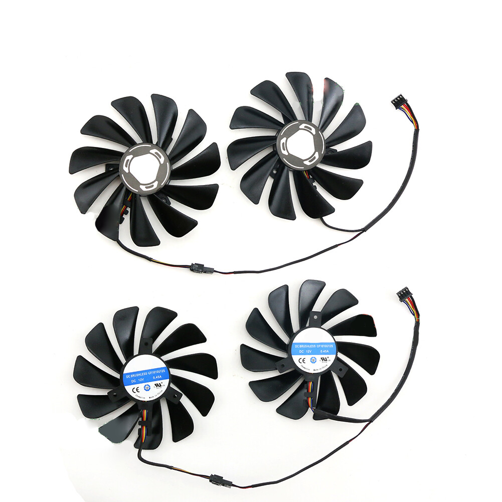 For XFX RX5500 5500XT 5600 5600XT RX5700 5700XT Graphics Cooling Fan CF1010U12S