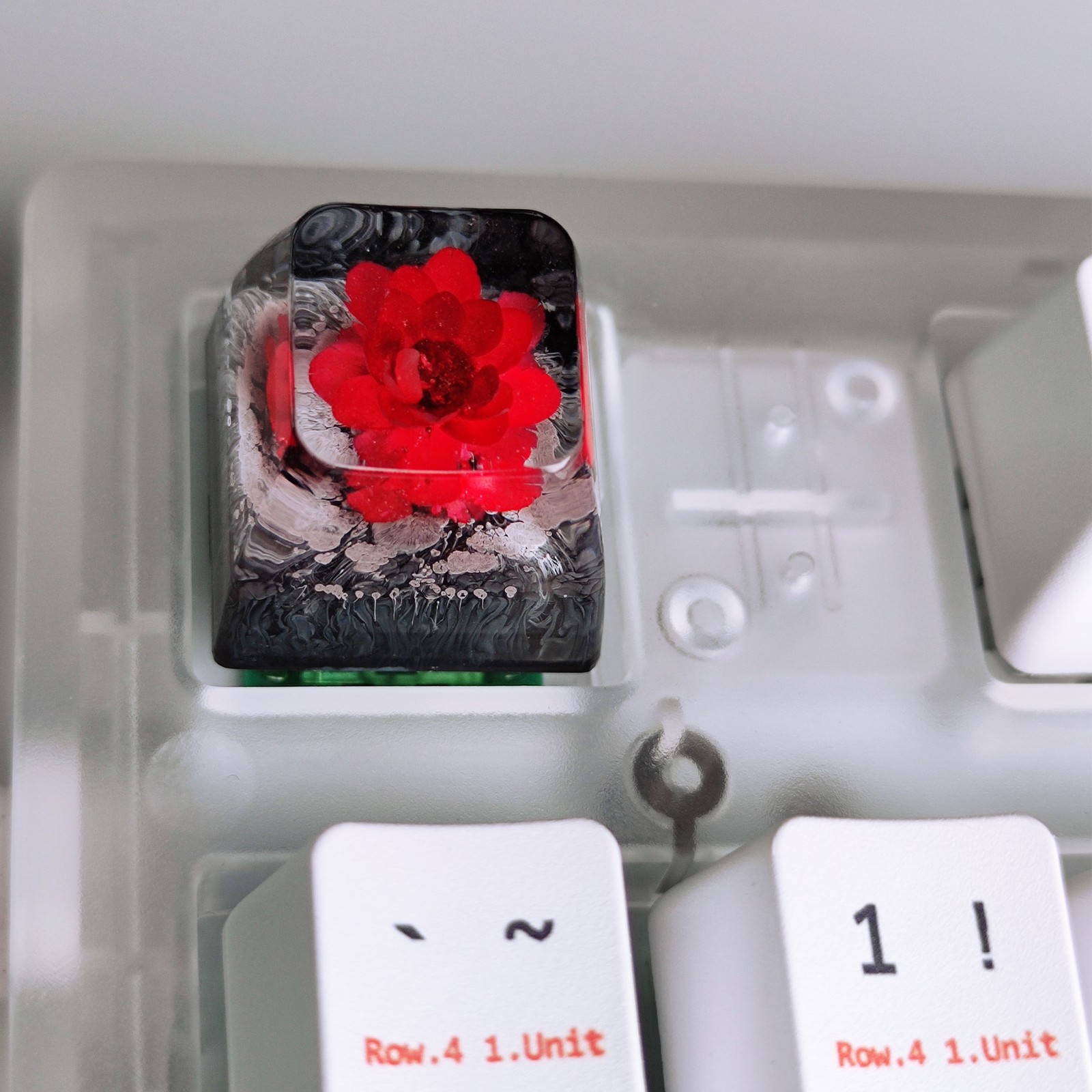 Mechanical Keyboard Cherry Custom Keycaps: Preserved Flower Keycaps