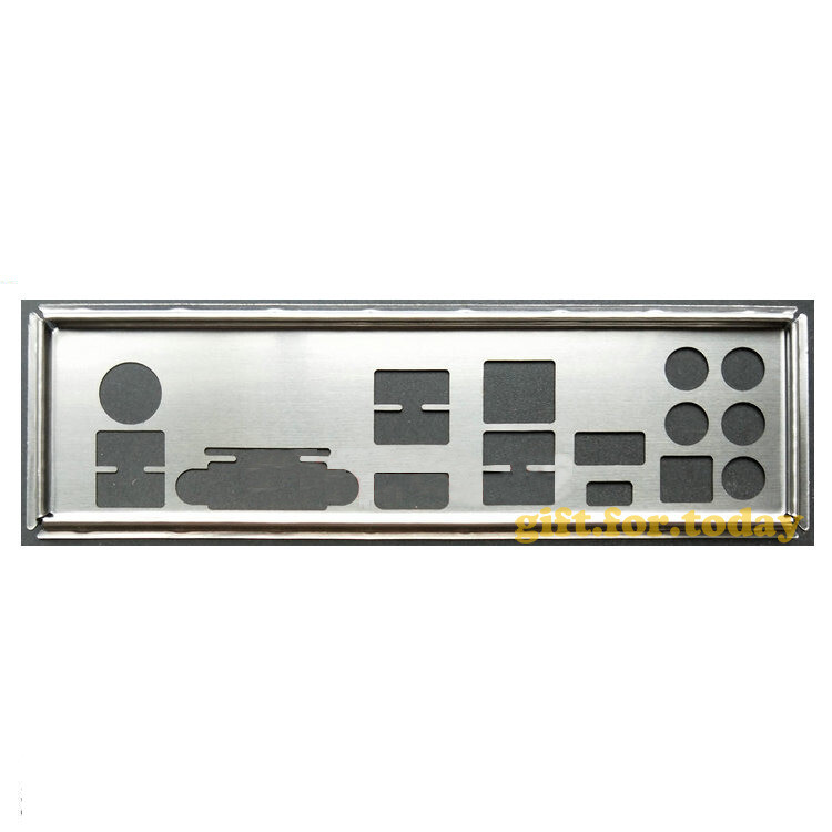 For MSI X370 GAMING PLUS Shield I/O IO Rear Baffle Backplate Motherboard