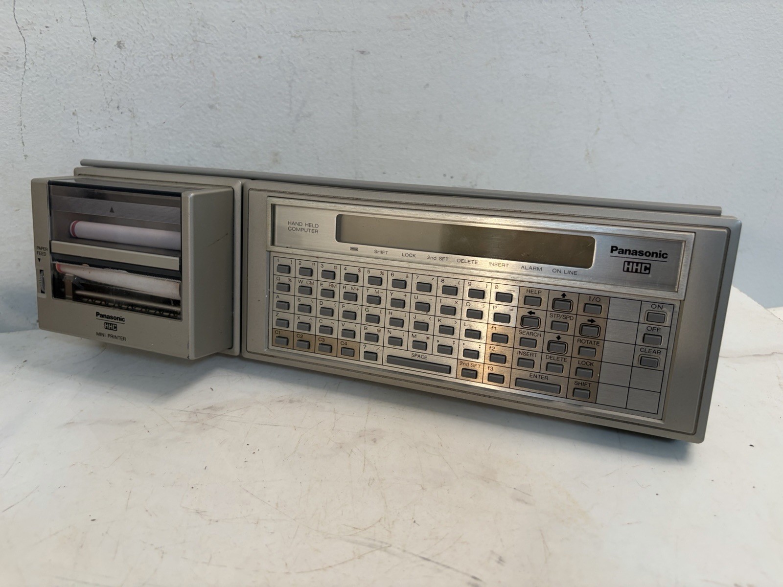 Vintage Panasonic RL-H1400 HHC Computer & Printer RL-P1004 w/ Tray Untested