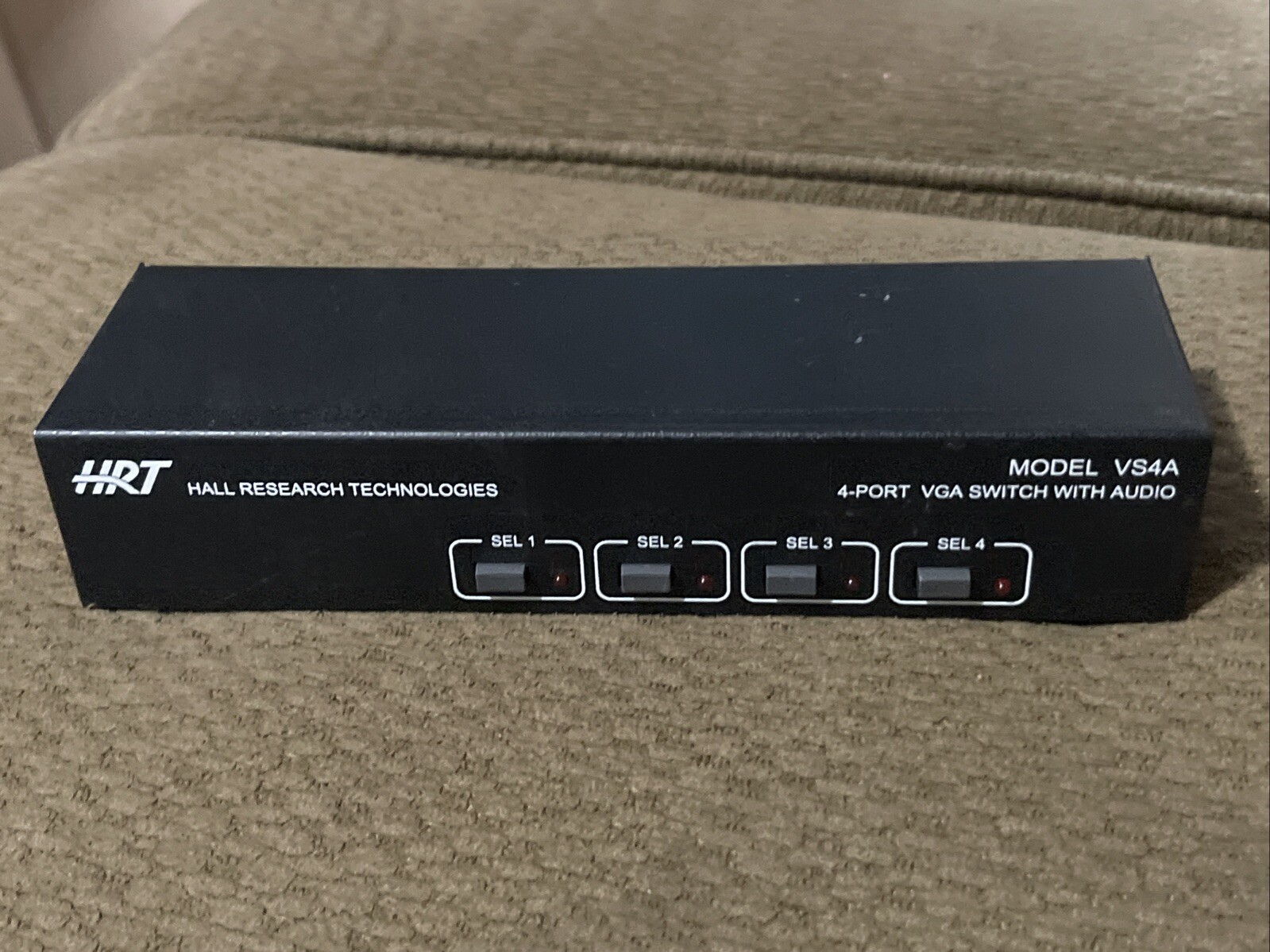 HRT Hall Research Technologies  Model Vs4A 4-Port VGA Switch Untested