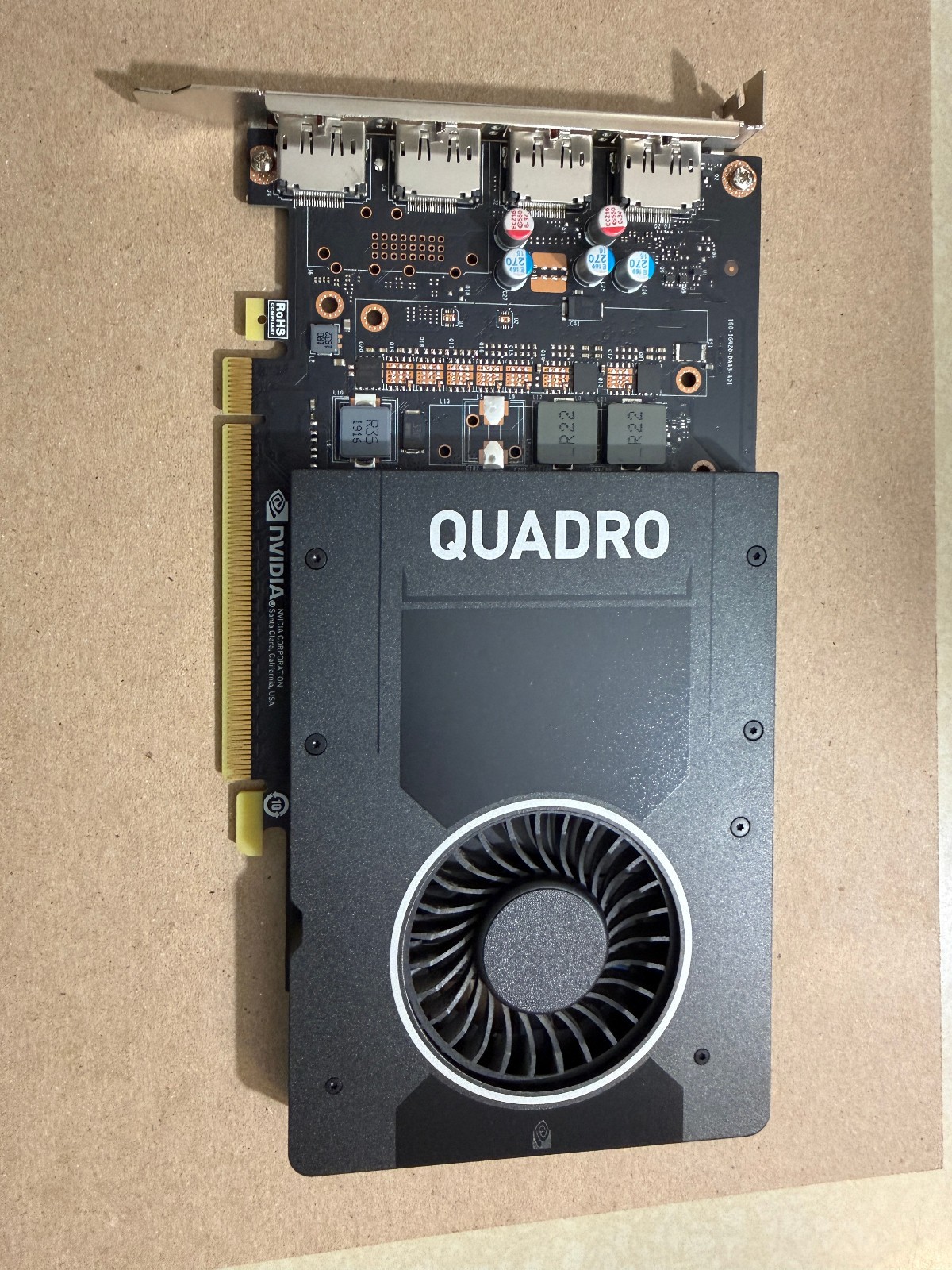 PNY Nvidia Quadro P2000 5GB GDDR5 Graphics Card 4x Display Port VCQP2000