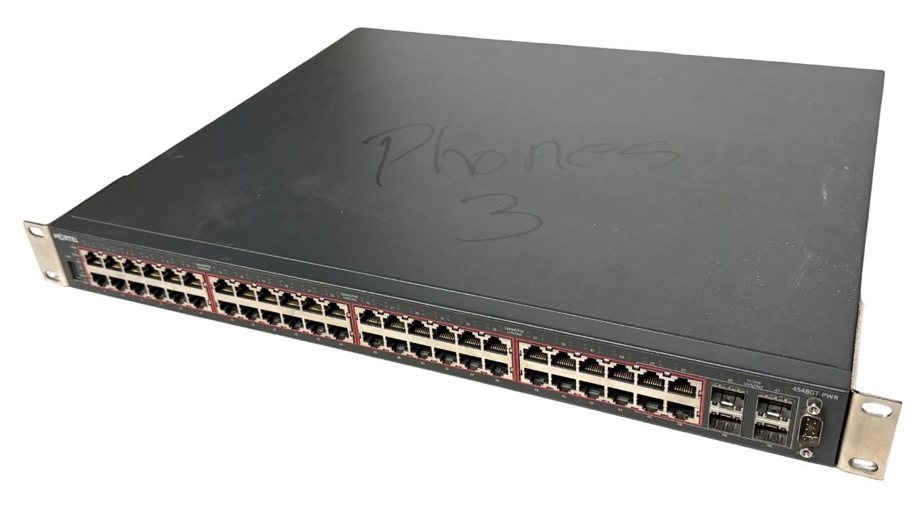 Nortel 4548GT-PWR Ethernet Routing Switch 48-Port PoE