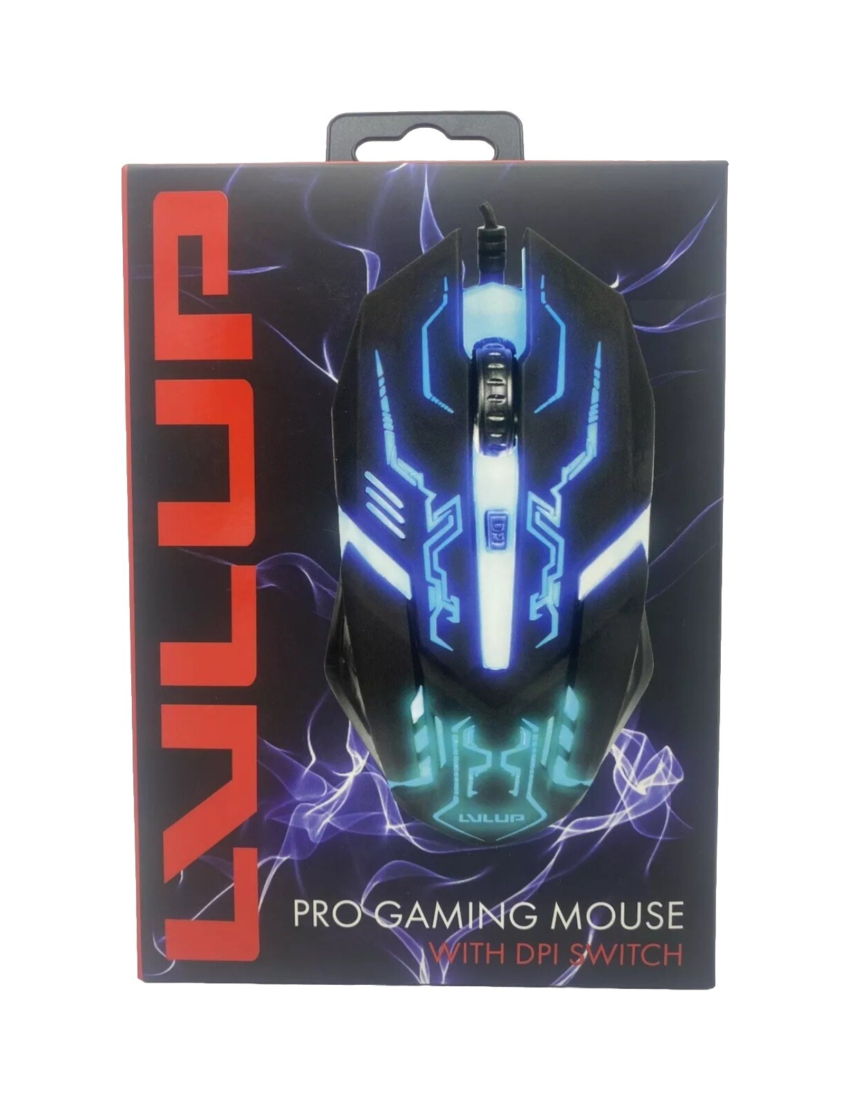 LVLUP Pro Gaming Mouse w/DPI Switch & RGB LU737  Brand New Sealed 