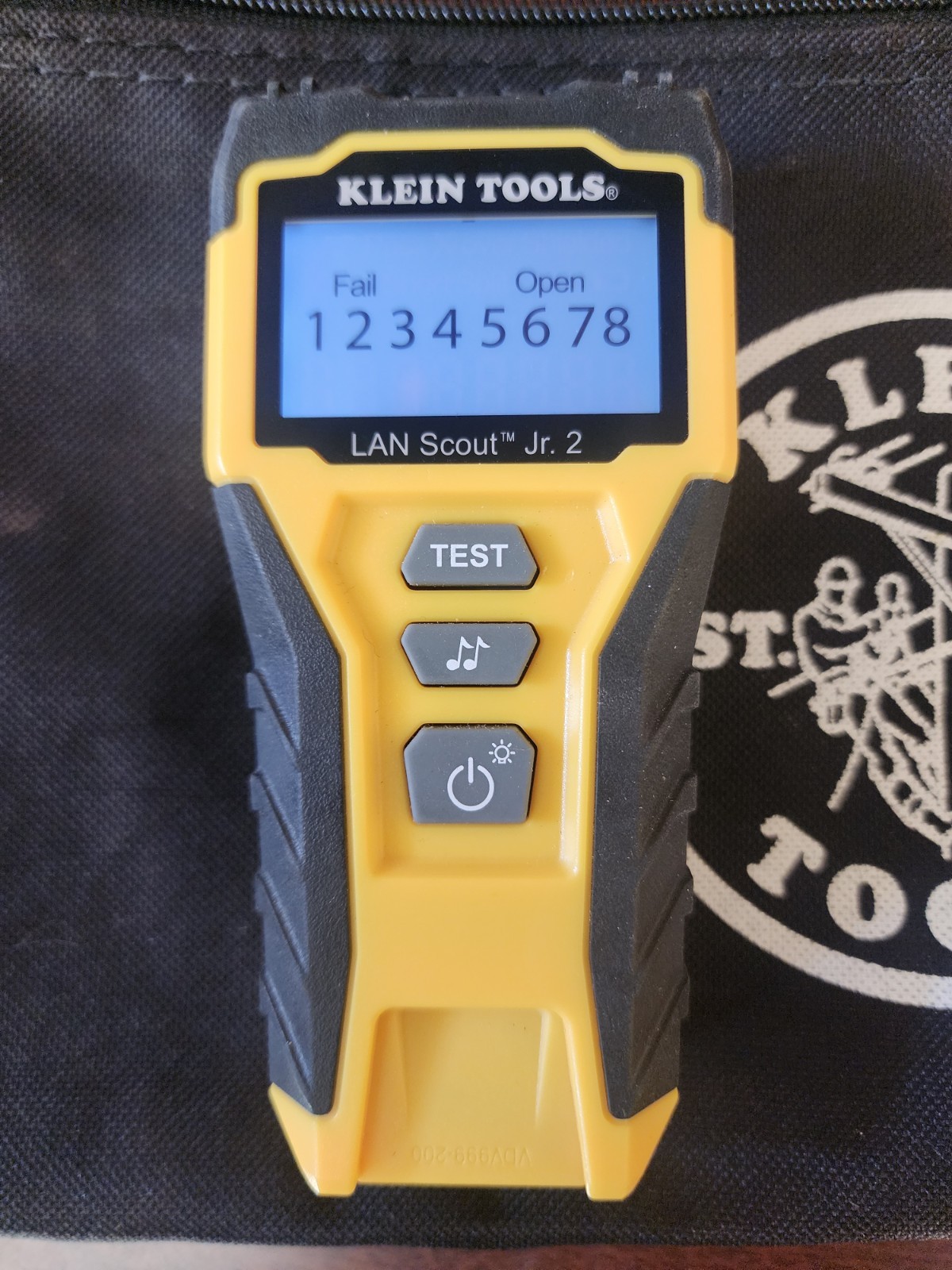 Klein Tools LAN Scout Jr 2 Cable Tester for RJ45 CAT 5e 6 6A with LCD Display