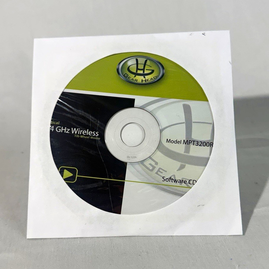 Gear Head MPT3200R Drivers Update Software CD 2.4 GHz Wireless