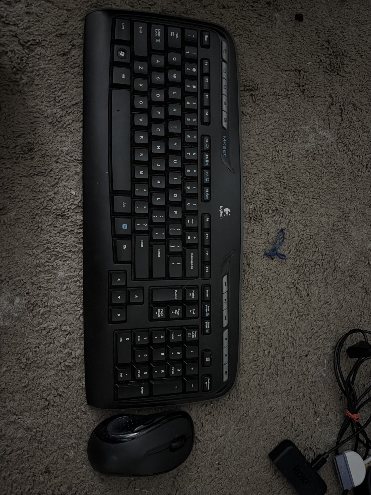 Logitech MK320 Wireless Keyboard & Mouse No Receiver (uses Logitech Unifying)