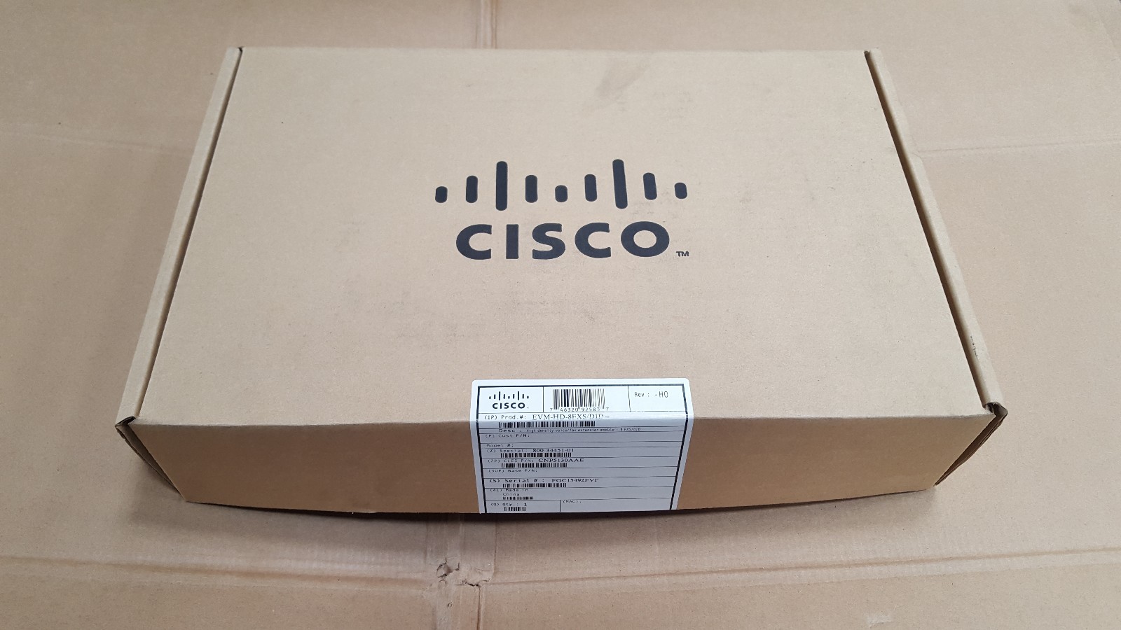 CICSO EVM-HD-8FXS/DID VOICE/FAX EXTENSION (R5S7.5)