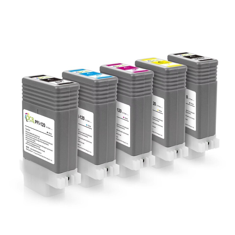 PFI-120 Compatible Ink Cartridge With Ink 130ML For Canon TM300 TM-200 205 305