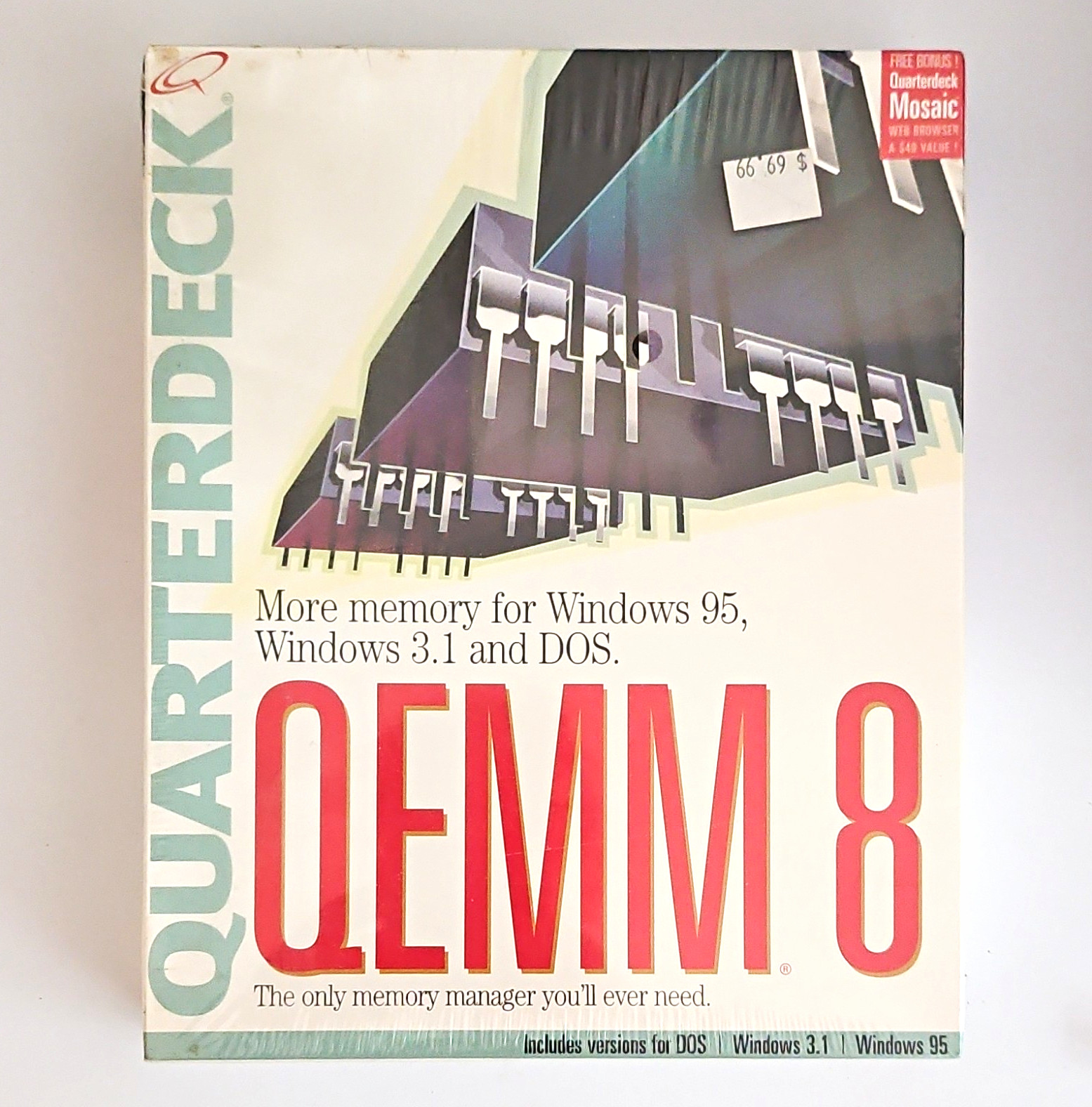 Quarterdeck QEMM 8 Memory Manager Disk Management 3.5" Floppy Win 95/3.1/DOS