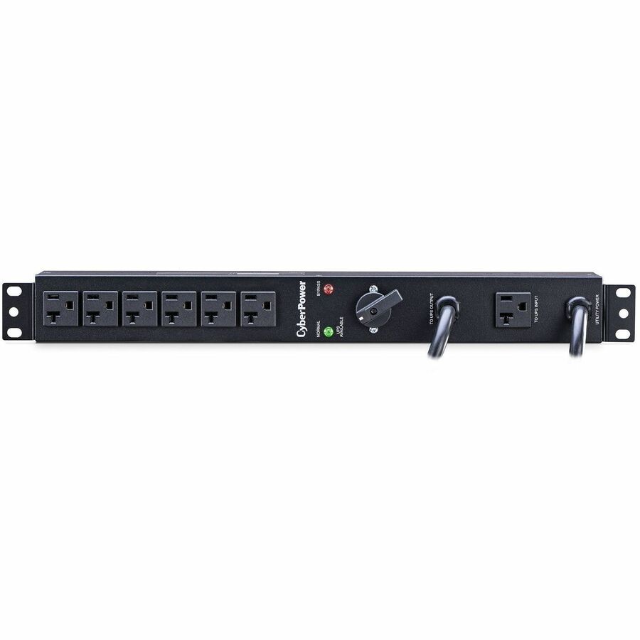 CyberPower 6-Outlet (rear) 1U Maintenance Bypass PDU w/ 100-120 VAC 20A Output