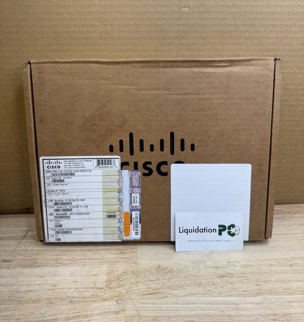 ✅ BRAND NEW Cisco STACK-T1-1M StackWise 1M Stacking Cable