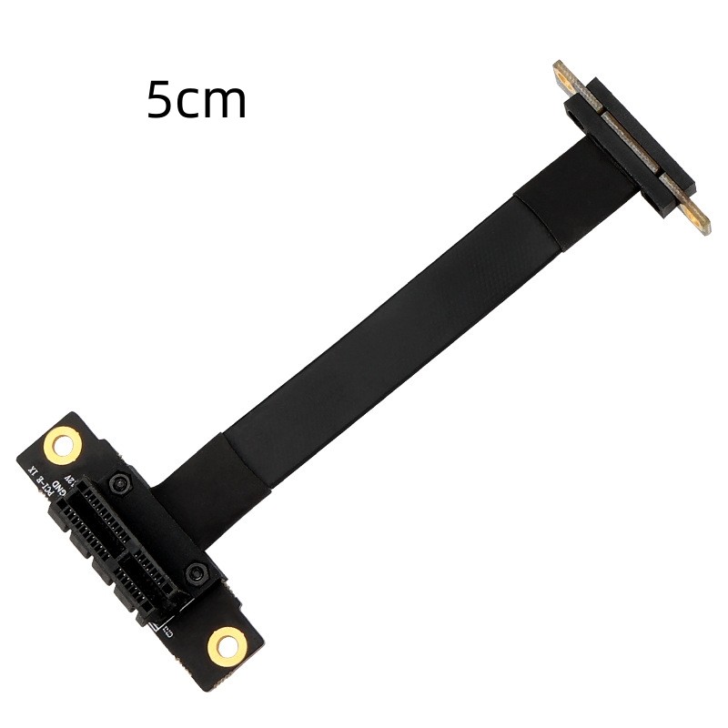 PCIE Riser Cable PCIe 3.0 x1 to x1 Extension Cable 1x Riser Card Ribbon Extender