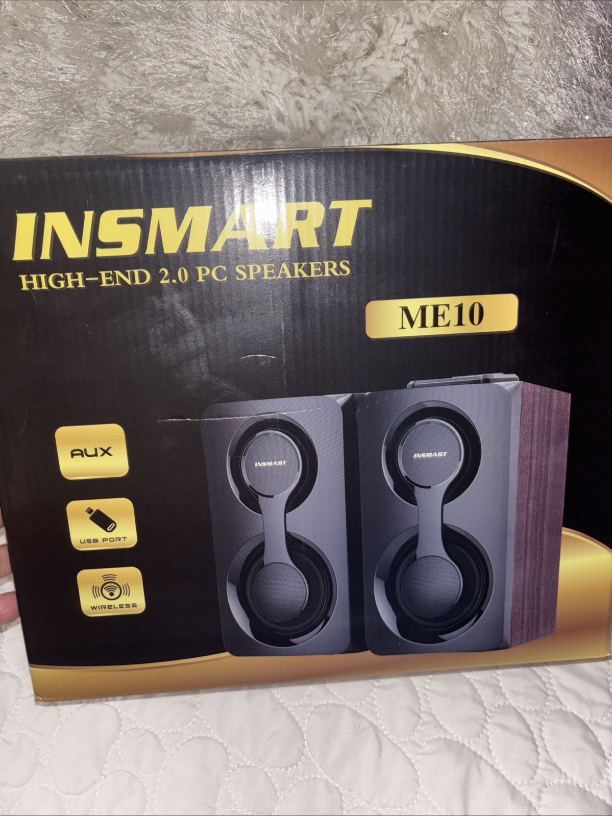 Insmart Bluetooth High End Speakers 2.0 Computer Speakers for Desktop PC